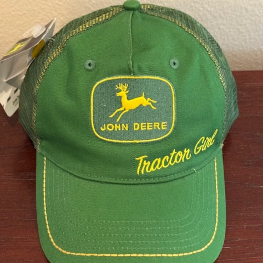 John Deere Tractor Girl Baseball Cap